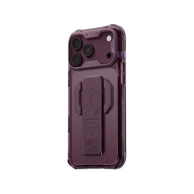 SKINARMA HELIO CE MagSafe iPhone 18 Pro Case with Stand – Burgundy